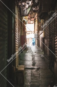 Daily scenery of the old building in Yue Man Square at Kwun Tong, No.5