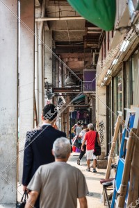 Daily scenery of the old building in Yue Man Square at Kwun Tong, No.8