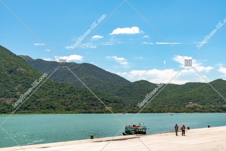 View of Lantau Peak and Tung Chung Bay at Lantau Island, No.2