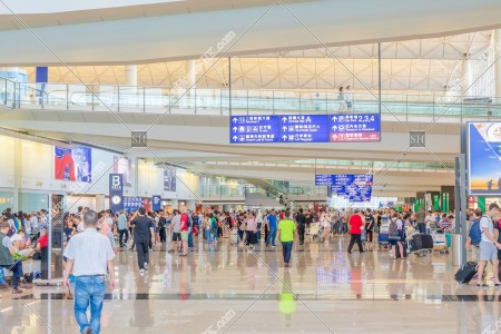 Arrivals Hall at Hong Kong International Airport Terminal 1, No.3