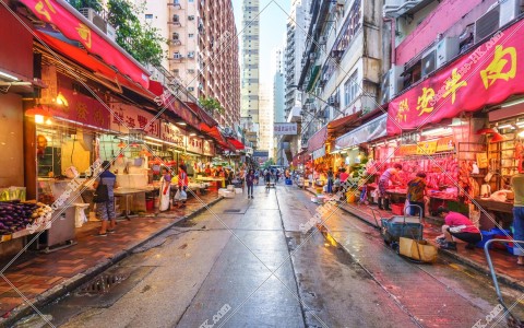 Market at Wan Chai, No.3