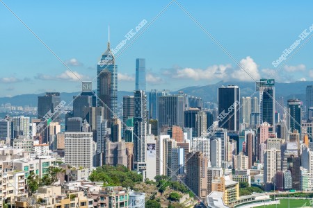 View of high-rise buildings at Wan Chai, No.13