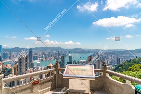 Observatory at Victoria Peak and Hong Kong cityscape, No.1