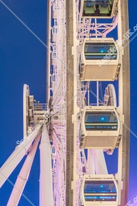 The Hong Kong Observation Wheel at night, Central, No.4