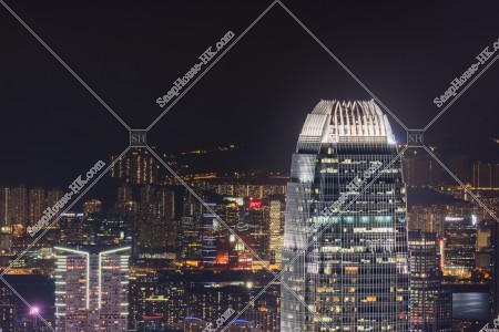 ifc2(International Finance Centre) at night, No.2