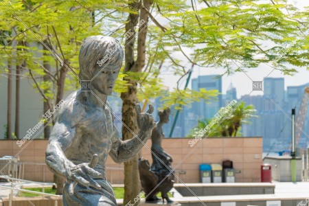 Bronze statue of Bruce Lee, No.4