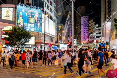 Downtown Causeway Bay at night, No.5