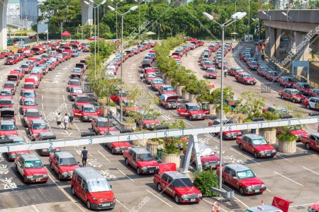 Urban taxis at Terminal 1, Hong Kong International Airport, No.2