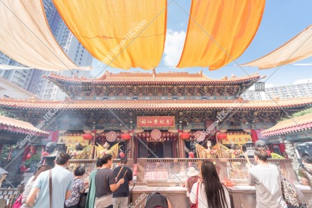 The Main Altar(黃大仙師寶殿) at Wong Tai Sin Temple, No.2