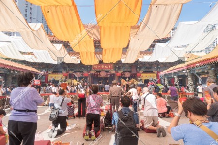 The Main Altar(黃大仙師寶殿) at Wong Tai Sin Temple, No.3