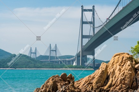 Tsing Ma Bridge with Ma Wan Channel, No.1