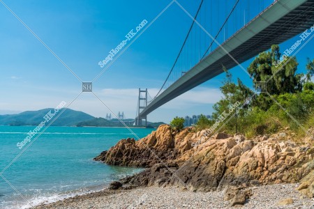 Tsing Ma Bridge with Ma Wan Channel, No.2