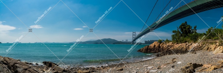 Tsing Ma Bridge with Ma Wan Channel, No.3