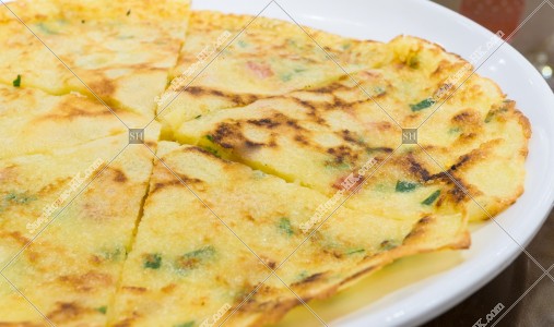 Fried Chinese Thin Pancake, Dim Sum