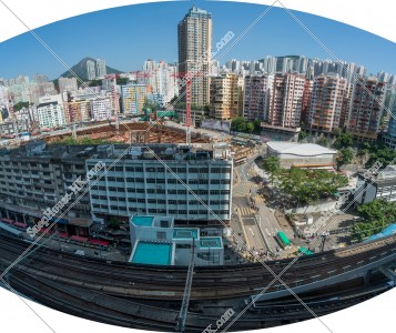 View of north direction at Kwun Tong [Close-up photograph] ②