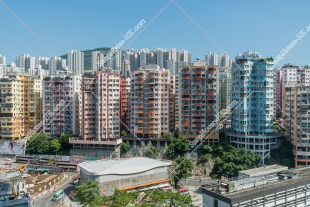 View of north west direction at Kwun Tong