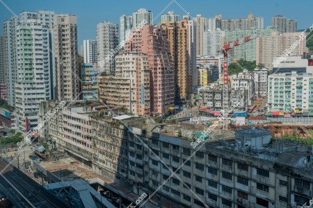 View of north east direction at Kwun Tong [Landscape] [Close-up photograph]