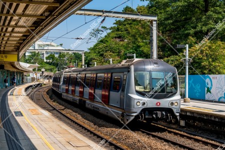 MTR East Rail Line, Train arriving at the opposite platform ②
