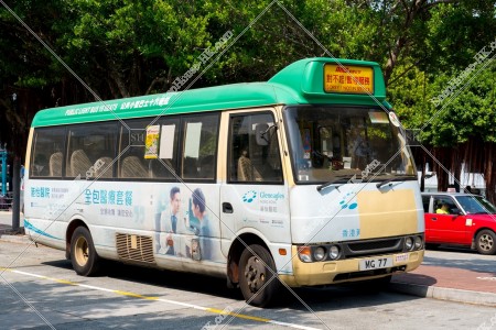 Mini bus in parking