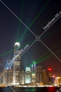 Symphony of Lights of Lights Laser show at Central ifc1 and ifc2, 3 of laser line