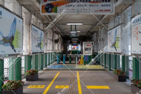 Ticket gate at the upper level, Tsim Sha Tsui Ferry Pier