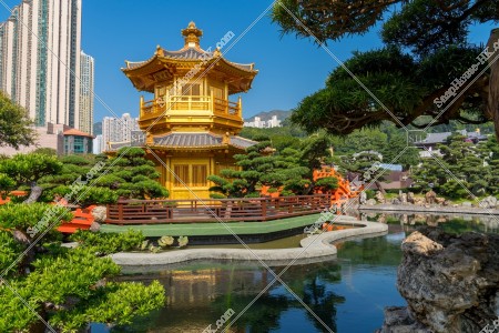 Pavilion of Absolute of Perfection and ponds, Nan Lian Garden, No.2