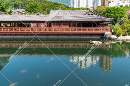 Song Cha Xie and ponds, Nan Lian Garden, No.1