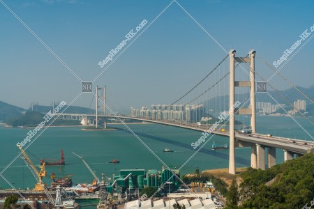 View of Tsing Ma Bridge, No.2