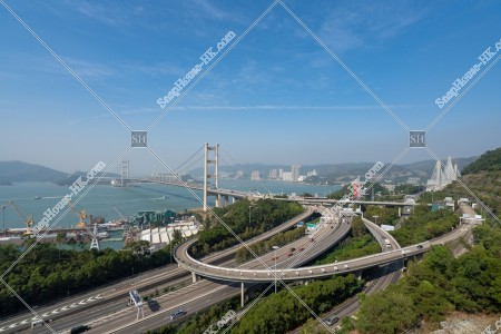 View of Tsing Ma Bridge, No.3