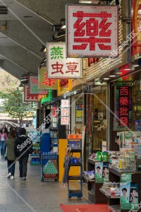 A street with Pharmacies along, No.2