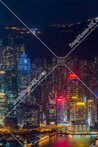 Night view from Central to Shang Wan