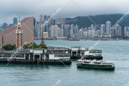 Hong Kong Clock Tower and the star ferry Pier