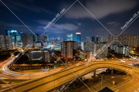 Panorama night view of Kowloon Bay No.2