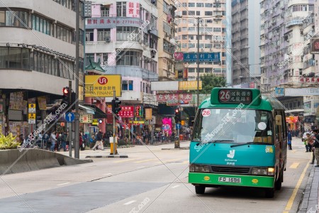 Mini Bus at Jordan Road, Jordan