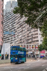 View of Monster Building with Hong Kong Tramway, Quarry Bay, No.3