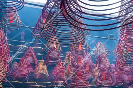 Lncense coils, Tin Hau Temple, Yau Ma Tei, No.1