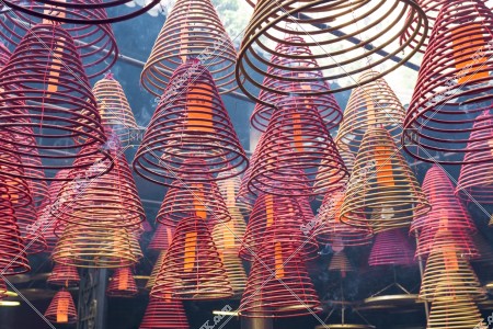 Lncense coils, Tin Hau Temple, Yau Ma Tei, No.2