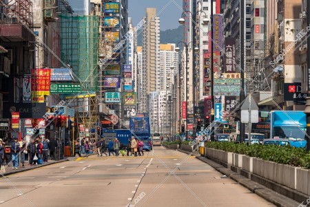 Street View of Nathan Road, Yau Ma Tei