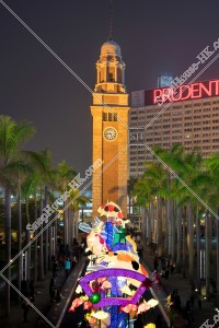 Clock Tower at Chinese New Year, Tsim Sha Teui, No.1