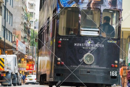Hong Kong Tramway at Sheung Wan, No.2