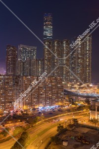 Night View of Yau Ma Tei to West Kowloon, No.2