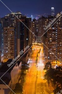 Night View of Ferry Street, No.1