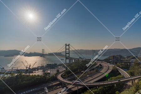 Daytime view of Tsing Ma Bridge, No.2
