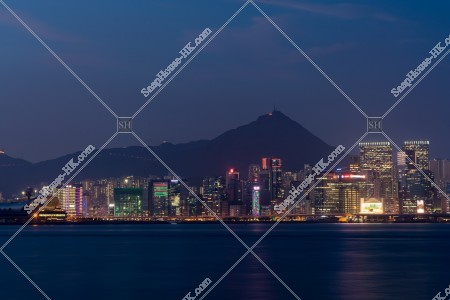 Evening scene of buildings at Kwun Tong, No.2