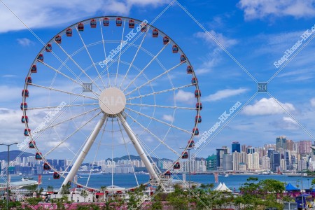 View of the Hong Kong Observation Wheel and the buildings at North Point, No.2
