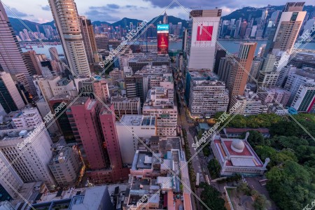 Evening scene of Tsim Sha Tsui and Hong Kong Island No.4