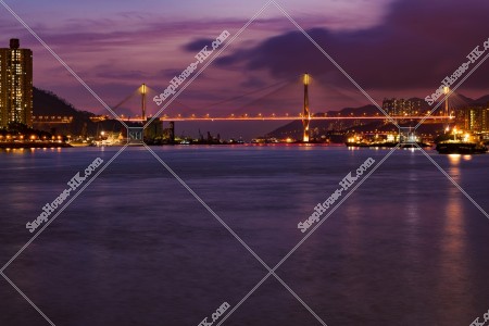 Night view of Ting Kau Bridge, No.2
