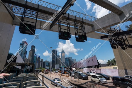 View of Cross-Harbour Tunnel, Wan Chai