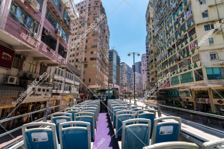 Street view of Jordan with Sightseeing Bus, No.1