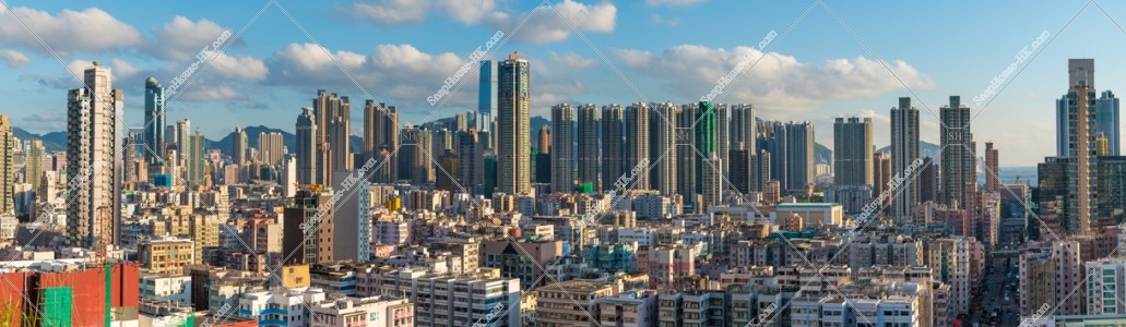 Skyline view of Sham Shui Po, No.1